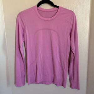 lululemon Relaxed Swiftly Women's Pink Long Sleeve Top
